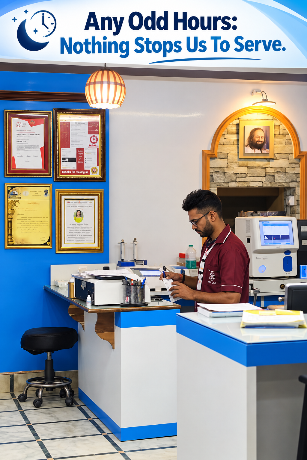 Any Odd Hours — Nothing Stops The Om Lab Team From Serving