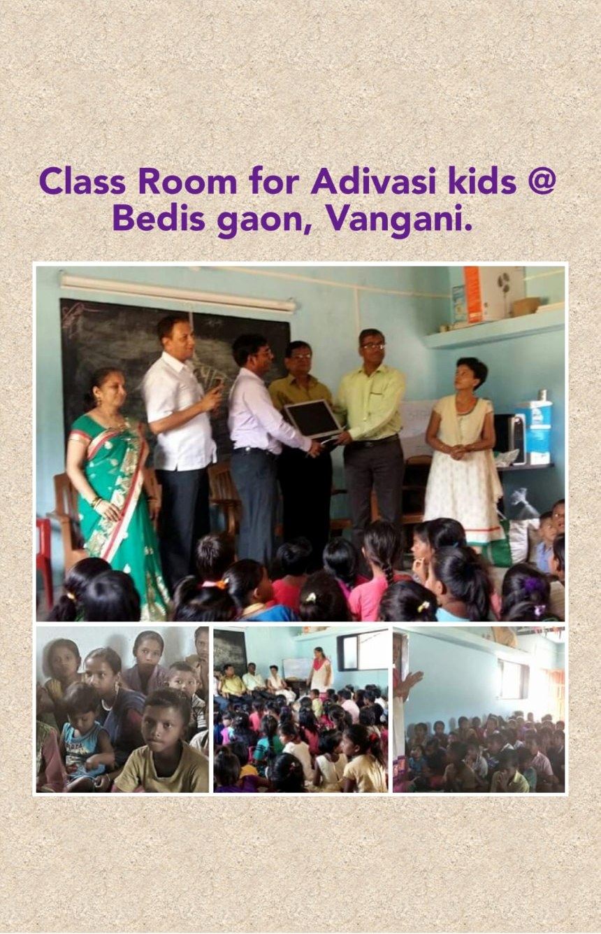 Classroom Support For Adivasi Kids At Bedis Gaon, Vangani