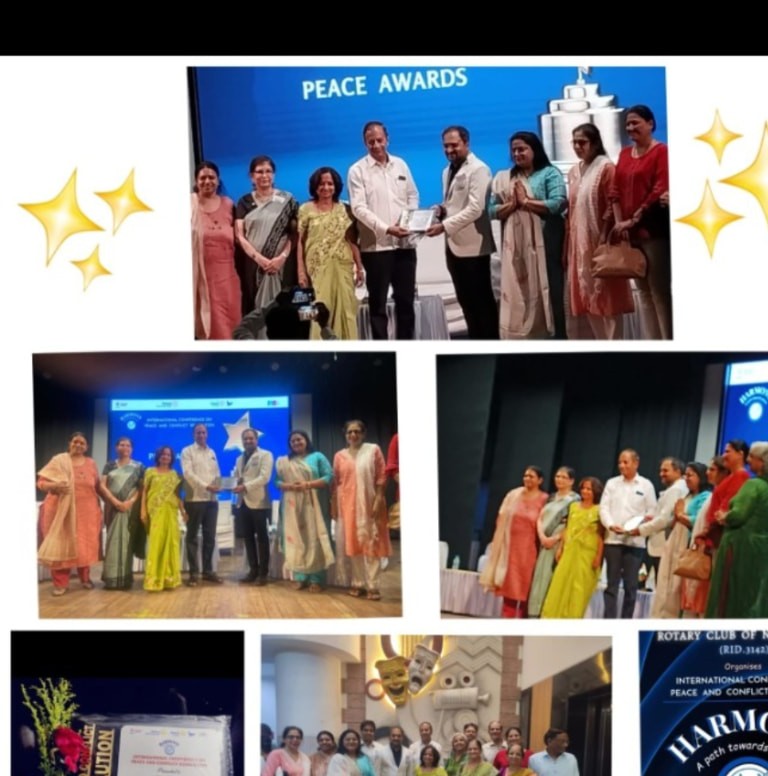 Peace Award Presented For Community Service And Social Work